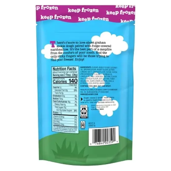 Ben & Jerry's S'Mores Frozen Cookie Dough Mix - 8oz image {1}
