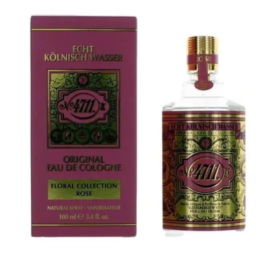 4711 Floral Collection Rose By 4711, 3.4Oz Eau De Cologne Spray For Unisex image {1}