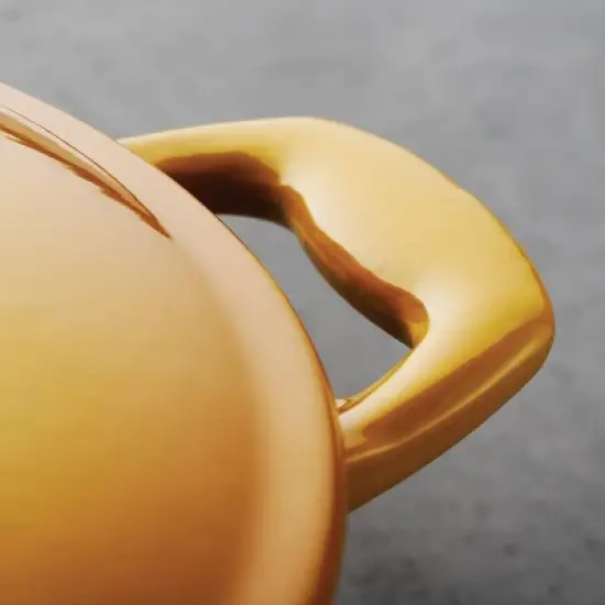 Tramontina 4qt Enameled Cast Iron Covered Braiser - Sunrise image {5}