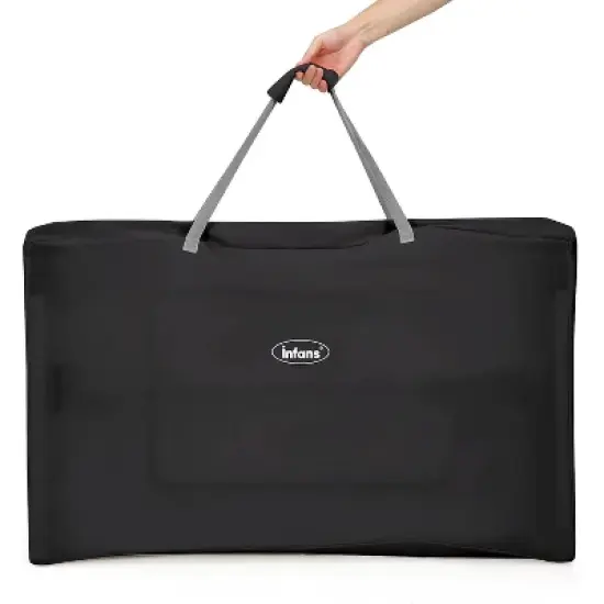 Safstar Baby Bassinet Bedside Crib, Newborn Sleeper w/Large Storage Basket, Adjustable Heights, Detachable & Washable Mattress image {7}