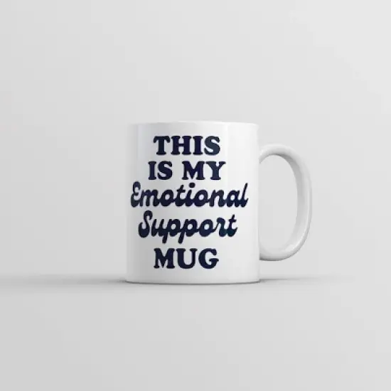 Crazy Dog This Is My Emotional Support Mug Coffee Cup Funny Sarcastic Joke Cup-11oz image {6}