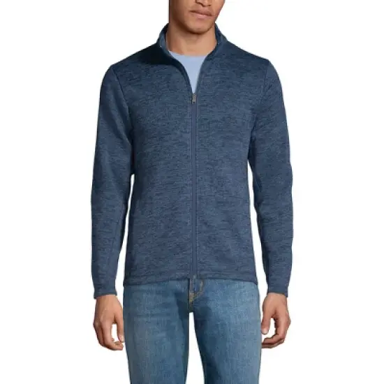 Lands' End Men's Sweater Fleece Jacket image {5}