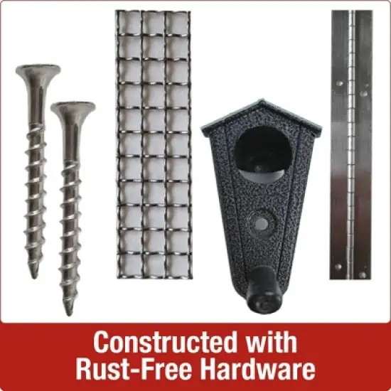 Nature's Way Bird Products 3qt Cedar Hopper Feeder with Suet Cages 8.5": Attracts Cardinals & Woodpeckers, Easy Clean image {3}