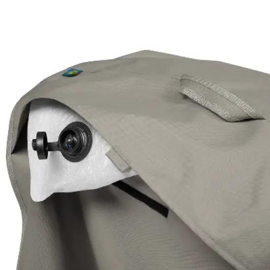 90" Outdoor Square Table & Chair Cover with Integrated Duck Dome - Duck Covers image {5}