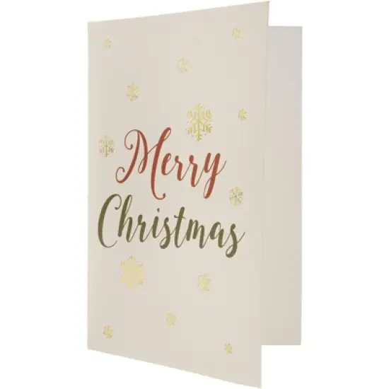 48-Pack Merry Christmas Holiday Greeting Card - Happy Holidays Xmas Cards in 6 Gold Foil Designs, Assorted Cards with Envelopes, 4 x 6 inches image {4}