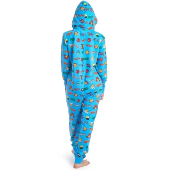 Marvel Avengers Hulk Captain America Thor Women's Fleece Zip Up Cosplay Pajama Coverall Adult  image {3}