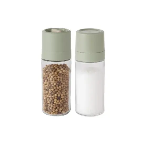 BergHOFF Balance Glass 2Pc Covered Grinder and Shaker Set, Recycled Material image {10}