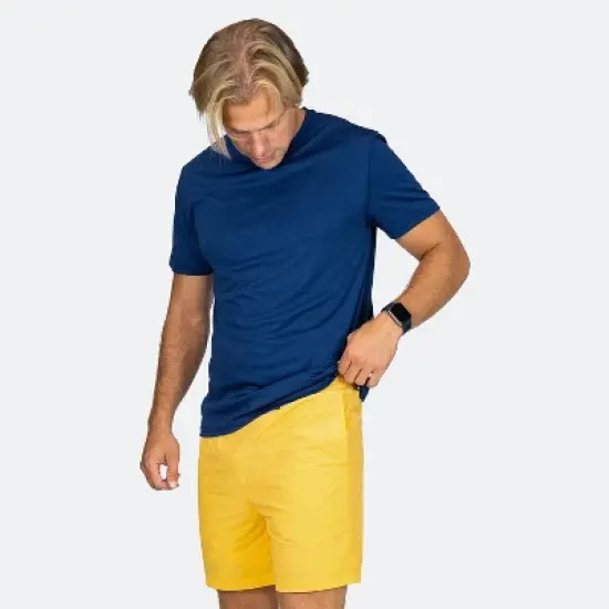 Vapor Apparel Men's UPF 50+ UV Sun Protection Solar Short Sleeve T-Shirt, Navy, Medium image {2}