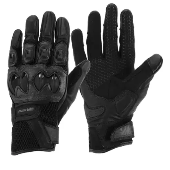 Unique Bargains Motorcycle Full Finger Gloves 1 Pair image {6}