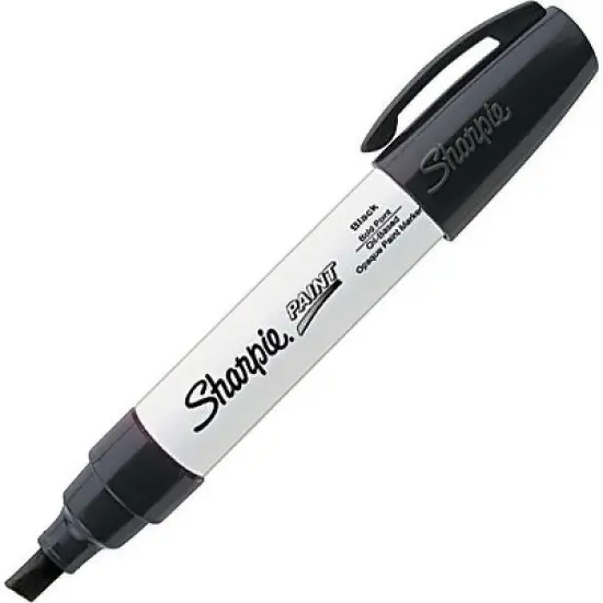 Sharpie Paint Marker Wide Point Black 35564 image {2}