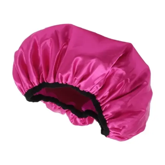 Unique Bargains Women Durable Solid Color Shower Cap 1 Pc image {10}