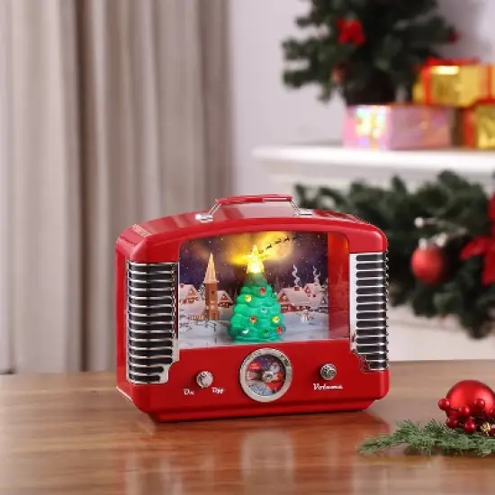 Mr. Christmas Nostalgic LED Retro Radio Musical Christmas Decoration image {1}
