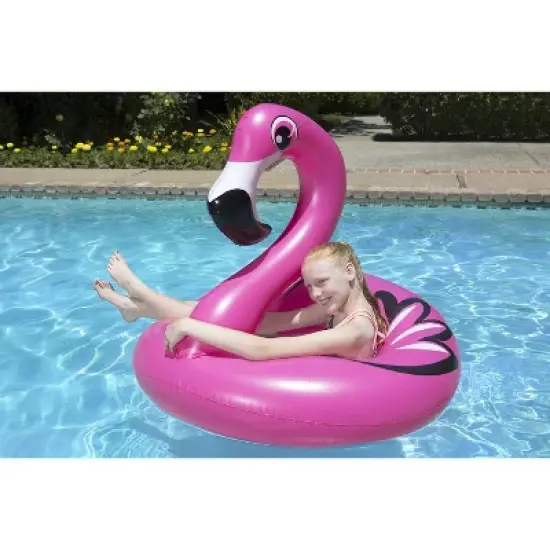 Poolmaster 48'' Flamingo Swimming Pool Tube Float image {2}