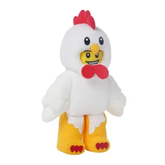 Manhattan Toy Company LEGO&reg; Minifigure Chicken Suit Guy 9" Plush Character image {4}