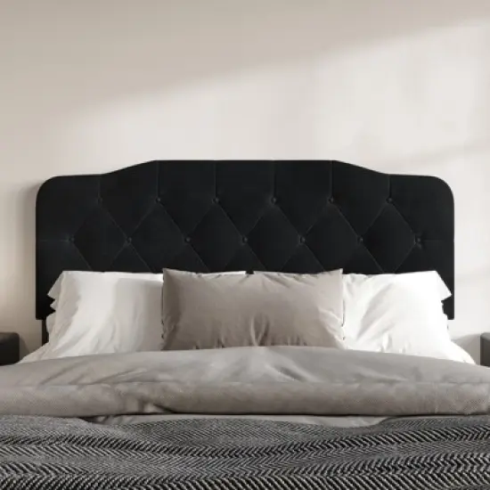 Home Design Albany Tufted Upholstered Headboard image {3}