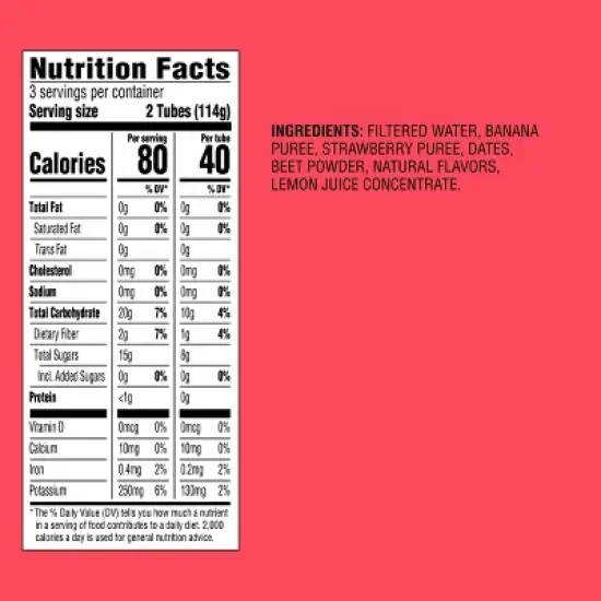 Naturally Flavored Strawberry Banana Frozen Smoothie Tubes - 12oz/6ct - Good & Gather&trade; image {3}