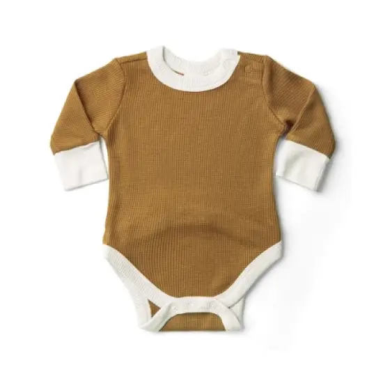 Goumikids Thermal Viscose + Organic Cotton Long Sleeve Bodysuit image {9}
