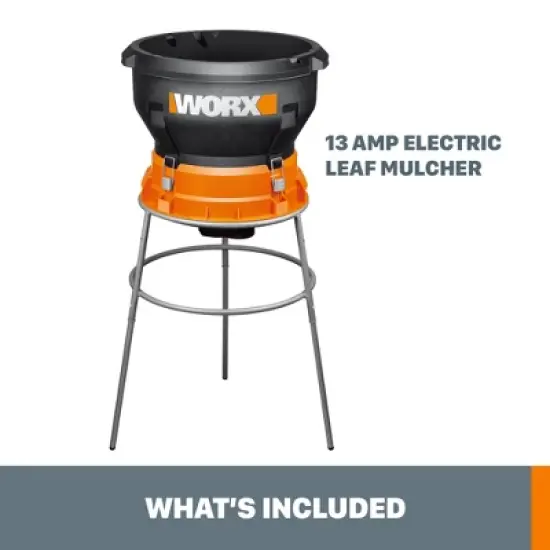 Worx WG430 13 Amp Electric Leaf Mulcher image {5}