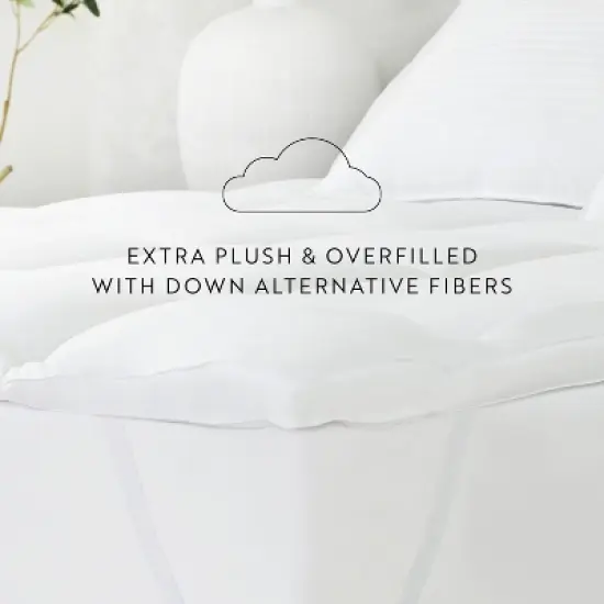 Ultra Soft Mattress Topper, 3"  Overfilled Down Alternative Pad - Becky Cameron image {3}