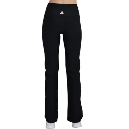 Reebok Womens Highrise Running Compression Athletic Pants, Black, Medium image {2}