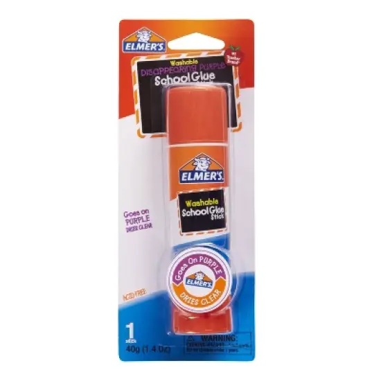 Elmer's 1.4oz Washable School Glue Stick - Disappearing Purple image {4}