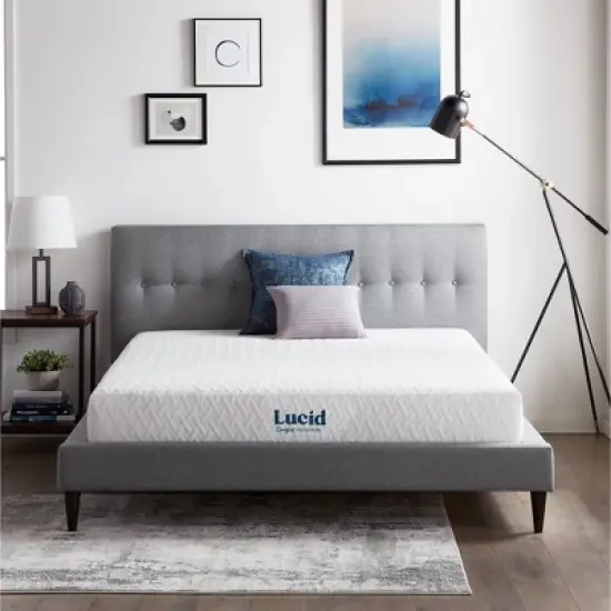 Lucid Comfort Collection 8" Gel Memory Foam Mattress image {9}