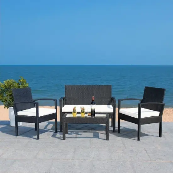 Bassey 4 Piece Living Set - Indoor/Outdoor - PAT7507 - Safavieh image {6}