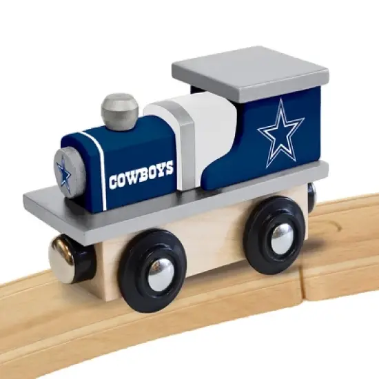 MasterPieces Officially Licensed NFL Dallas Cowboys Wooden Toy Train Engine For Kids image {2}