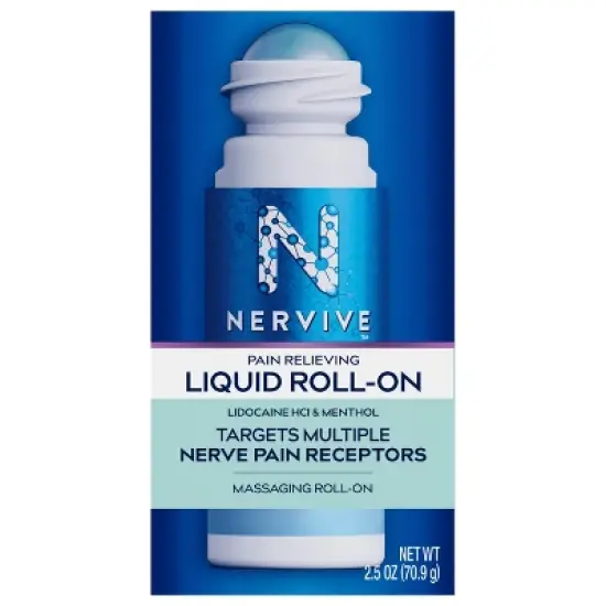 Nervive Nerve Care,Pain Relieving Roll On Liquid  2.5oz image {9}
