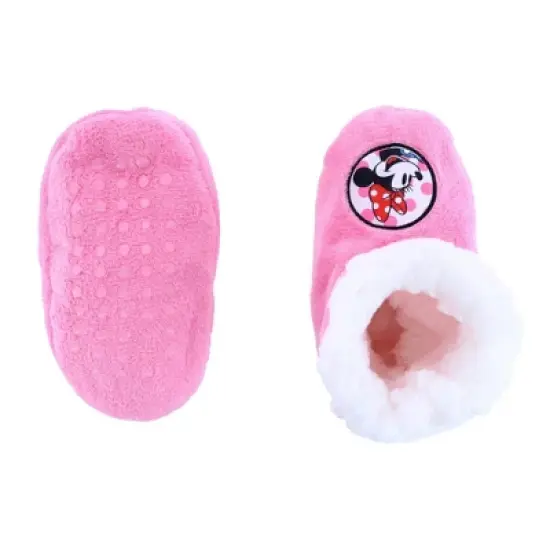 Textiel Trade Kids' Disney Minnie Mouse Solid Bootie Slipper image {2}