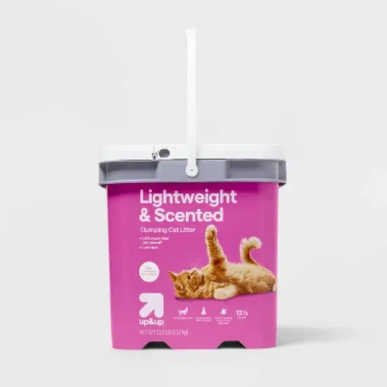 Lightweight Scented Clumping Cat Litter - 13.5lbs - up&up&trade; image {5}