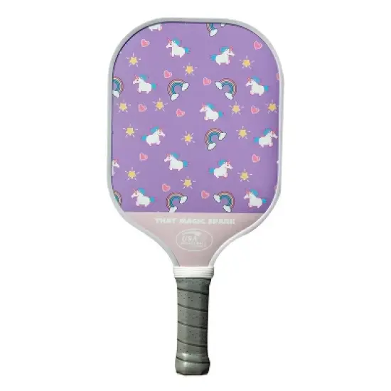 Dink N' Dilly 15'' That Magic Spark Single Paddle Oval Shape Pickleball Paddle image {7}
