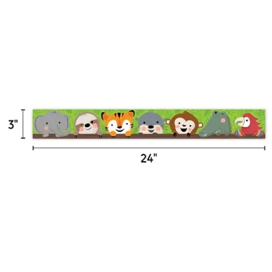 Creative Teaching Press&reg; Jungle Friends EZ Border, 48 Feet Per Pack, 3 Packs image {2}