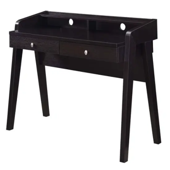 Newport Deluxe 2 Drawer Desk with Shelf - Breighton Home image {7}