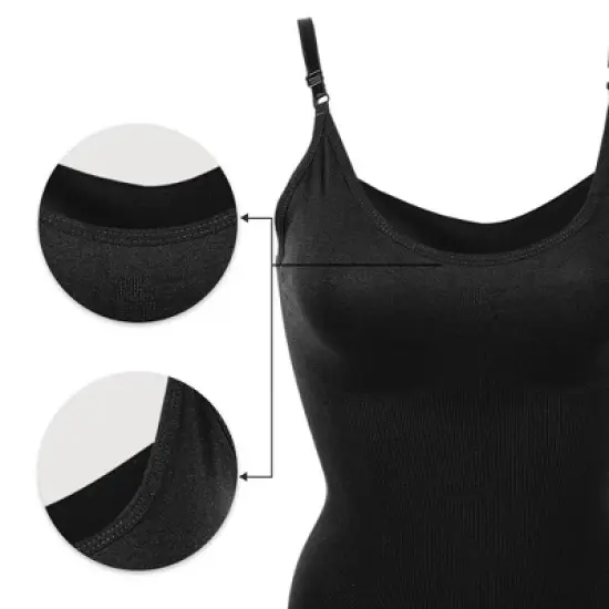 Unique Bargains Women Shapewear Tummy Control Full Bust Bodysuit Butt Lifter Thigh Slimmer image {4}