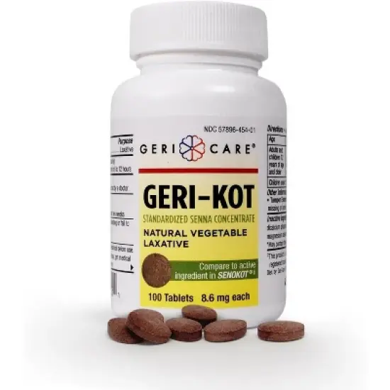 Geri Care - Geri-Kot Natural Vegetable Laxative, 100 Count image {8}