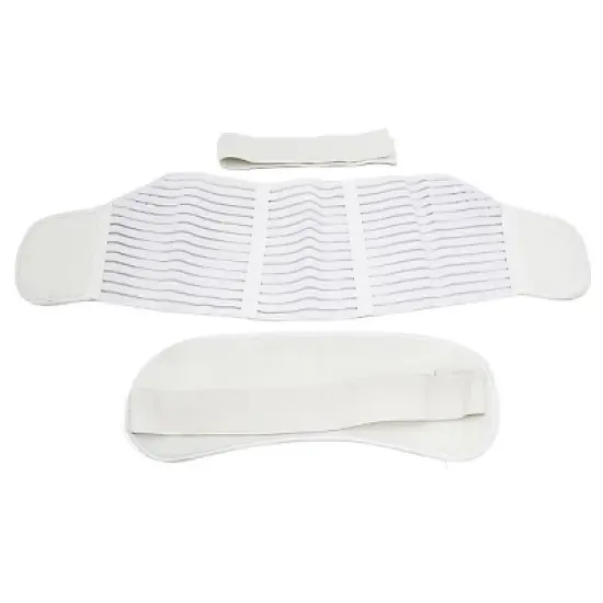 Unique Bargains Maternity Support Belt Pregnancy Waist Abdomen Belly Back Brace Band White image {4}