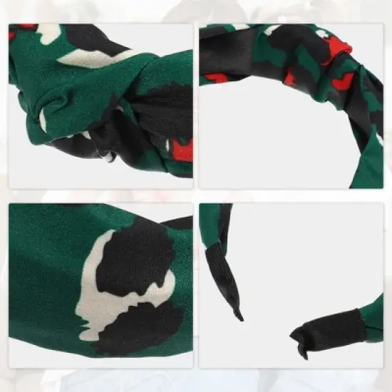 Unique Bargains Women's Leopard Pattern Knotted Headbands 1 Pc image {2}