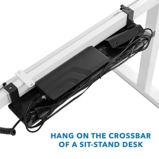 Mount-It! Under Desk Cable Tray, Wire Management Basket for Desktop Computers, Laptops, Sit Stand Desks and Workstations image {5}