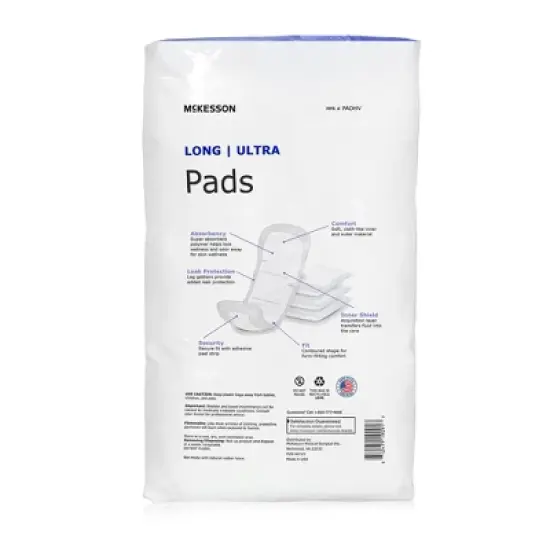 McKesson Ultra Bladder Control Pads, Heavy Absorbency image {1}