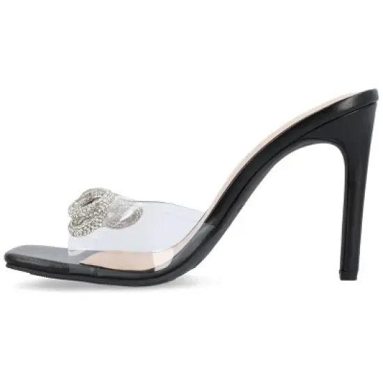 Journee Collection Womens Fenella Tru Comfort Foam High Heel Open Toe Pumps image {1}