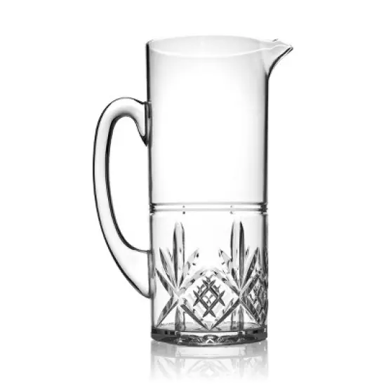 Godinger Silver 60 fl oz Dublin Acrylic Beverage Pitcher: Crystal, Hand Wash, 9.84" Height, Hot/Cold, Clear, 1 Piece image {2}