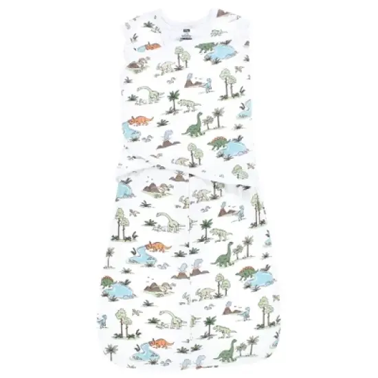 Hudson Baby Convertible Swaddle Sleep Sack, Dinosaur Adventures image {4}