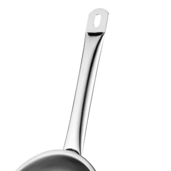 BergHOFF Comfort 18/10 Stainless Steel 6.25" Saucepan 1.7Qt., Long Handle, Glass Lid image {1}