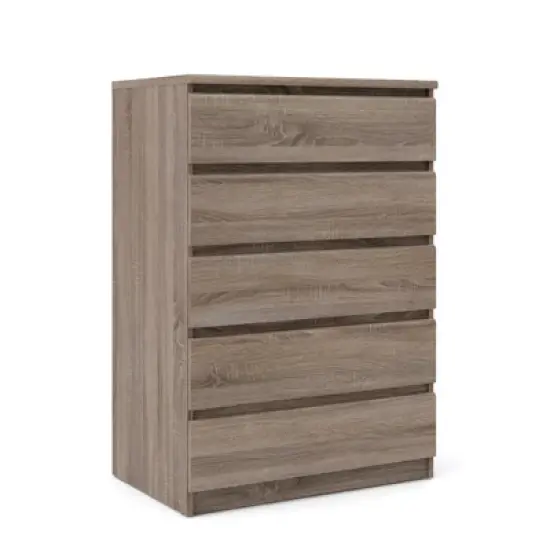 Wood Scottsdale 5 Drawer Chest in Truffle Gray-Tvilum image {1}