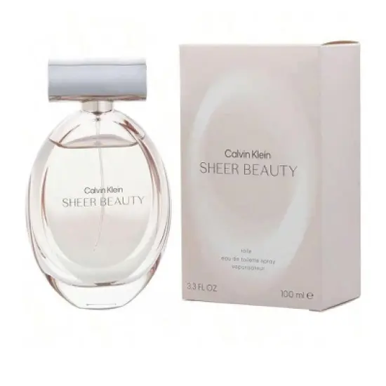 Calvin Klein Sheer Beauty By Calvin Klein Women Bergamot, Red Berries, Bellini, Musk, Sandalwood Edt Spray 3.4 Oz image {1}