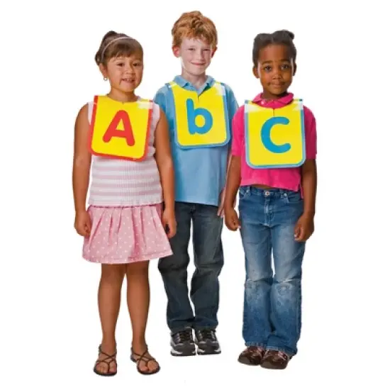 Roylco Reversible Laminated Letter Vest, 8.5"W x 25"L, Pack of 32 image {1}