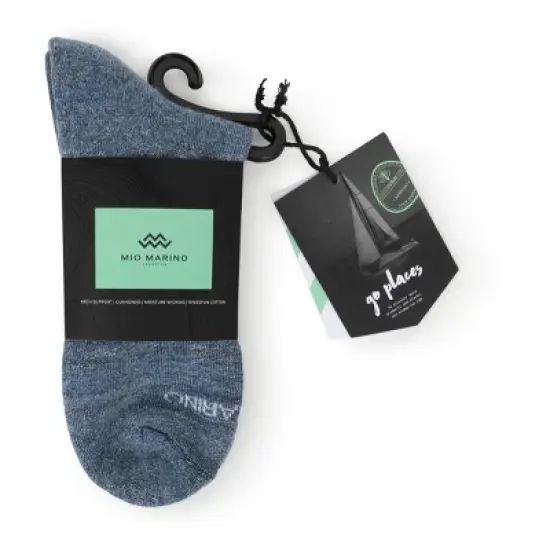 Men's Moisture Control Low Cut Ankle Socks 3 Pack - Mio Marino image {4}