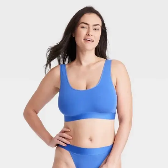Women's Cotton Stretch Unlined Scoop Bralette - Auden&trade; image {3}