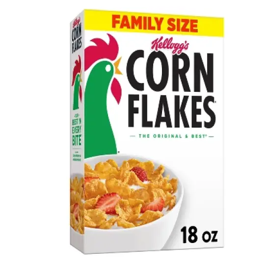 Kellogg's Corn Flakes Breakfast Cereal - 18oz image {8}